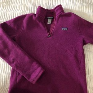 Fushia Patagonia Fleece - Size Small